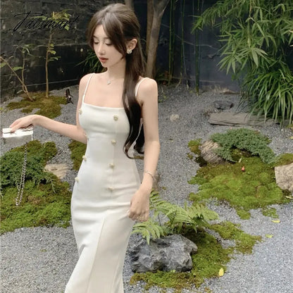 vzyzv  -  White Dresses Woman Long Dresses for Women Birthday Kawaii Clothes Vestido Sexy Fairy Costume Women  Korean Ladies Dresses